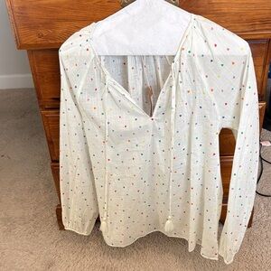 NWT Boden size 12 long sleeve blouse